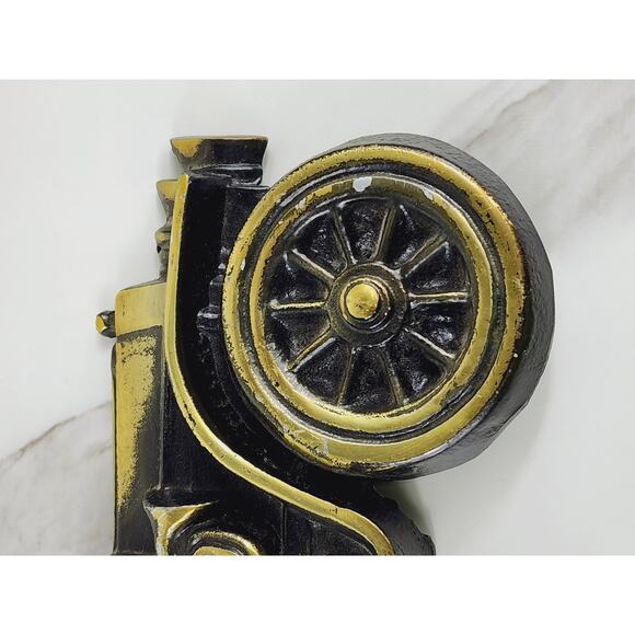 Car Design Wall Decor Plaque Cast Aluminum 14" Made in Japan x2 Vintage - Picture 6 of 16